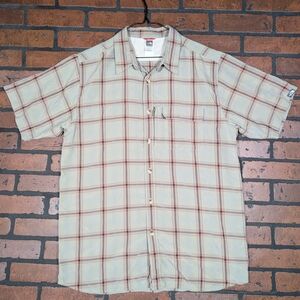 North Face Men's Plaid‎ Short Sleeve Shirt